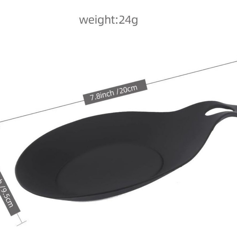 👣4/$20. Heat-Resistant Silicone Spoon Shaped Pads and/or Fruit Plates. 5 Pcs. - Picture 8 of 10